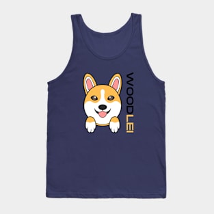 Woodlei Corgi Design Tank Top